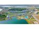 Community overview featuring lake and amenities at 8052 Grande Shores Dr, Sarasota, FL 34240