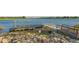 Community dock with multiple boat slips at 8052 Grande Shores Dr, Sarasota, FL 34240