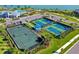 Newly built tennis and pickleball courts at 8052 Grande Shores Dr, Sarasota, FL 34240