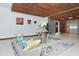 Lobby with stylish seating and modern art at 101 S Gulfstream Ave # 8G, Sarasota, FL 34236