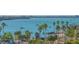 Scenic waterfront view with sailboats and palm trees at 101 S Gulfstream Ave # 8G, Sarasota, FL 34236