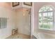Walk-in shower with glass enclosure and grab bar at 115 Grand Oak Cir, Venice, FL 34292