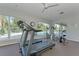 Fitness center with treadmills and other cardio equipment at 115 Grand Oak Cir, Venice, FL 34292