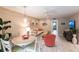 Bright and airy living room features comfortable seating and hardwood floors at 145 Avenida Messina # 3, Sarasota, FL 34242