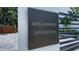 Community entrance sign for 10th & Osprey Townhomes at 1778 10Th St, Sarasota, FL 34236