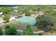 Aerial view of two tennis courts at 1778 10Th St, Sarasota, FL 34236