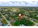 Property location shown in a wide aerial view at 20255 Macon Ln, Port Charlotte, FL 33952
