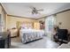 Large bedroom with a king-size bed and ample closet space at 20255 Macon Ln, Port Charlotte, FL 33952