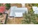 Aerial view of the house and surrounding area at 2523 Darwin Ave, Sarasota, FL 34239