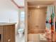 Bathroom features a tub, shower, and toilet at 2523 Darwin Ave, Sarasota, FL 34239