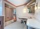 Bathroom with shower/tub combo and vanity at 2523 Darwin Ave, Sarasota, FL 34239