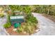 South Gate Center entrance sign, indicating a deed-restricted neighborhood at 2523 Darwin Ave, Sarasota, FL 34239