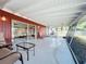 Relaxing screened porch overlooking the backyard at 2523 Darwin Ave, Sarasota, FL 34239