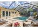 Relaxing screened pool and patio area, perfect for outdoor entertaining at 3414 Old Oak Dr, Sarasota, FL 34239