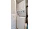 Stackable washer and dryer in unit at 435 30Th W Ave # D309, Bradenton, FL 34205