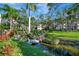 Charming water feature with native plants at 435 30Th W Ave # D309, Bradenton, FL 34205