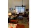 Living room with brown couch and coffee table at 4802 51St W St # 1106, Bradenton, FL 34210