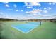 Two well-maintained pickleball courts with surrounding green space at 5015 Jagged Cloud Dr, Wimauma, FL 33598