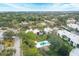Aerial view of community and pool at 5128 Marsh Field Ln # 129, Sarasota, FL 34235