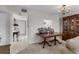 Formal dining area with a table, chairs and hutch at 542 Lakeside Dr # 542, Bradenton, FL 34210