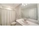 Bathroom with single vanity and shower/tub combo at 5750 Archipelago St St, Nokomis, FL 34275