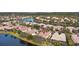Aerial view of home community, highlighting location and neighborhood at 5839 Helicon Pl, Sarasota, FL 34238