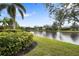 Beautiful view of a tranquil canal with homes along the waterway at 5839 Helicon Pl, Sarasota, FL 34238