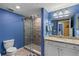 Modern bathroom with a large walk-in shower at 6065 Worsham Ln # 104, Bradenton, FL 34211