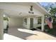 Renovated front entry with new door and lighting at 6116 Rodgers Ave, Sarasota, FL 34231