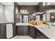 Modern bathroom with dual sinks and a large walk-in shower at 6247 Champions Row St, Bradenton, FL 34210