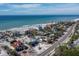Beautiful aerial view of a home near the beach, showcasing the property lines and nearby homes at 6473 Gulf Of Mexico Dr, Longboat Key, FL 34228