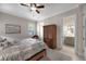 Bright bedroom with ensuite bathroom and ample closet space at 7019 Vilamoura Pl, Lakewood Ranch, FL 34202