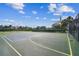 Multi-use court with basketball and pickleball markings at 10605 58Th E St, Parrish, FL 34219
