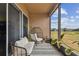 Spacious screened patio, perfect for outdoor relaxation at 10605 58Th E St, Parrish, FL 34219