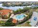 Community pool and surrounding area at 1215 Acappella Ln, Apollo Beach, FL 33572