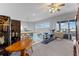Spacious loft area with a view of the pool at 1215 Acappella Ln, Apollo Beach, FL 33572
