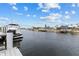 Scenic canal view with private boat dock at 1215 Acappella Ln, Apollo Beach, FL 33572