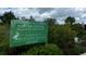 Sarasota Audubon Nature Center sign, privately owned and operated at 1269 Western Pine Cir, Sarasota, FL 34240