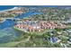 Aerial view of waterfront community with resort-style amenities at 1618 Stickney Point Rd # 1618-202, Sarasota, FL 34231