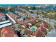Wide aerial view of waterfront community and surrounding areas at 1618 Stickney Point Rd # 1618-202, Sarasota, FL 34231