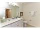 Bathroom with vanity, shower, and modern fixtures at 17724 Gawthrop # 103, Bradenton, FL 34211