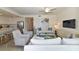 Open living room with kitchen and seating area at 17724 Gawthrop # 103, Bradenton, FL 34211