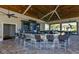 Relaxing outdoor bar with a covered patio and comfortable seating at 17724 Gawthrop # 103, Bradenton, FL 34211