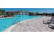 Stunning pool with a waterfall feature at 17724 Gawthrop # 103, Bradenton, FL 34211