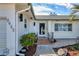 Front entrance with steps leading to the door at 2425 Riverview Blvd, Bradenton, FL 34205