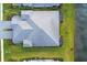 Top down view of single Gathering home with gray roof at 2616 Sapphire Blue Ln, Bradenton, FL 34211