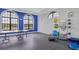Exercise room with ping pong and fitness balls at 2616 Sapphire Blue Ln, Bradenton, FL 34211