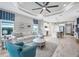 Spacious living room with comfortable seating and open floor plan at 2616 Sapphire Blue Ln, Bradenton, FL 34211