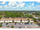 Aerial view of condo building and parking at 2744 Hidden Lake Blvd # A, Sarasota, FL 34237