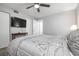 Spacious bedroom with a queen-size bed and TV at 2744 Hidden Lake Blvd # A, Sarasota, FL 34237